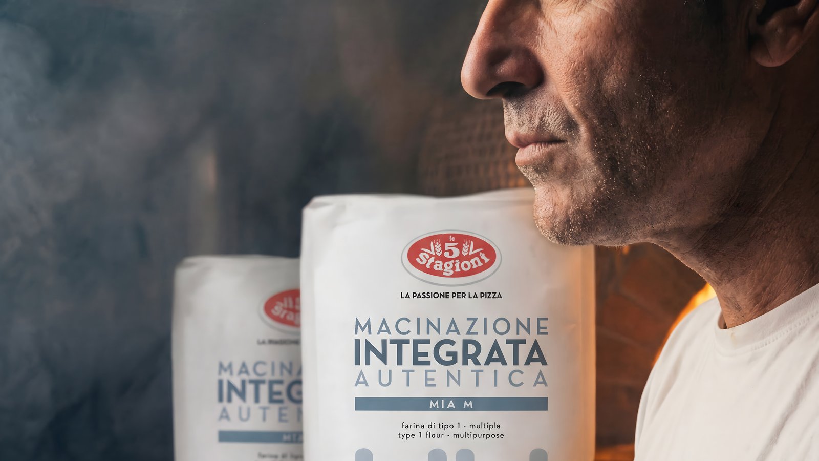 Baker with Le 5 Stagioni flour