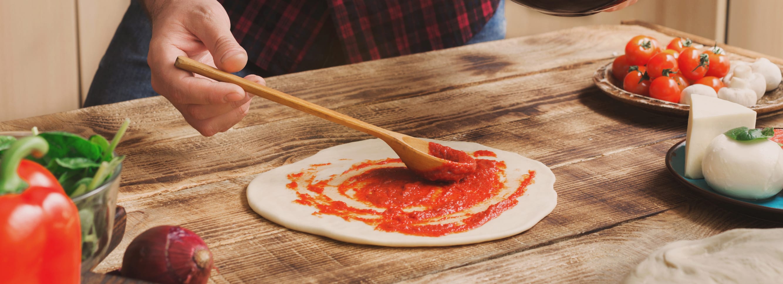 Pizza at home as in pizzeria